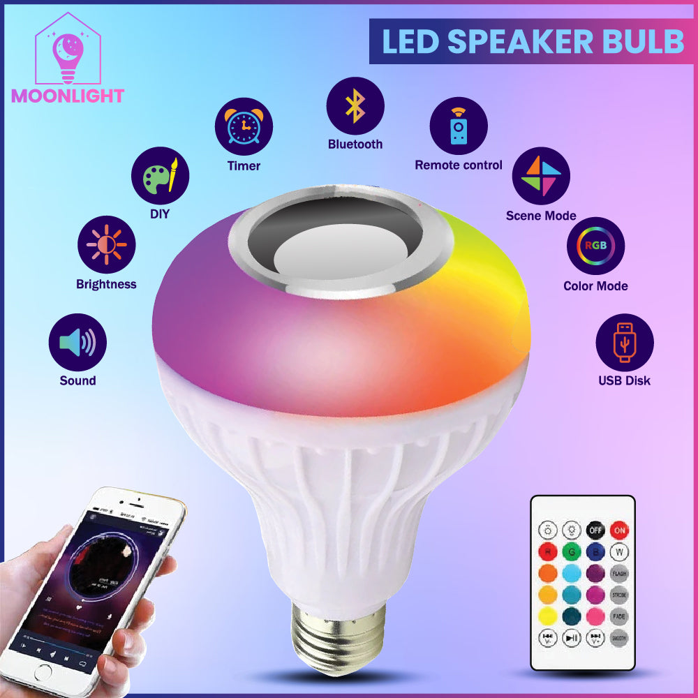Bluetooth LED Speaker Bulb