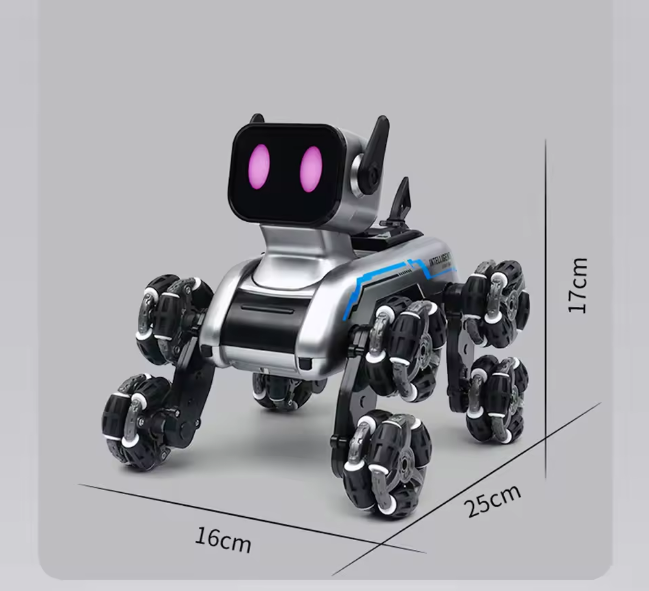 Remote & Watch Control Stunt Spray Robot Dog