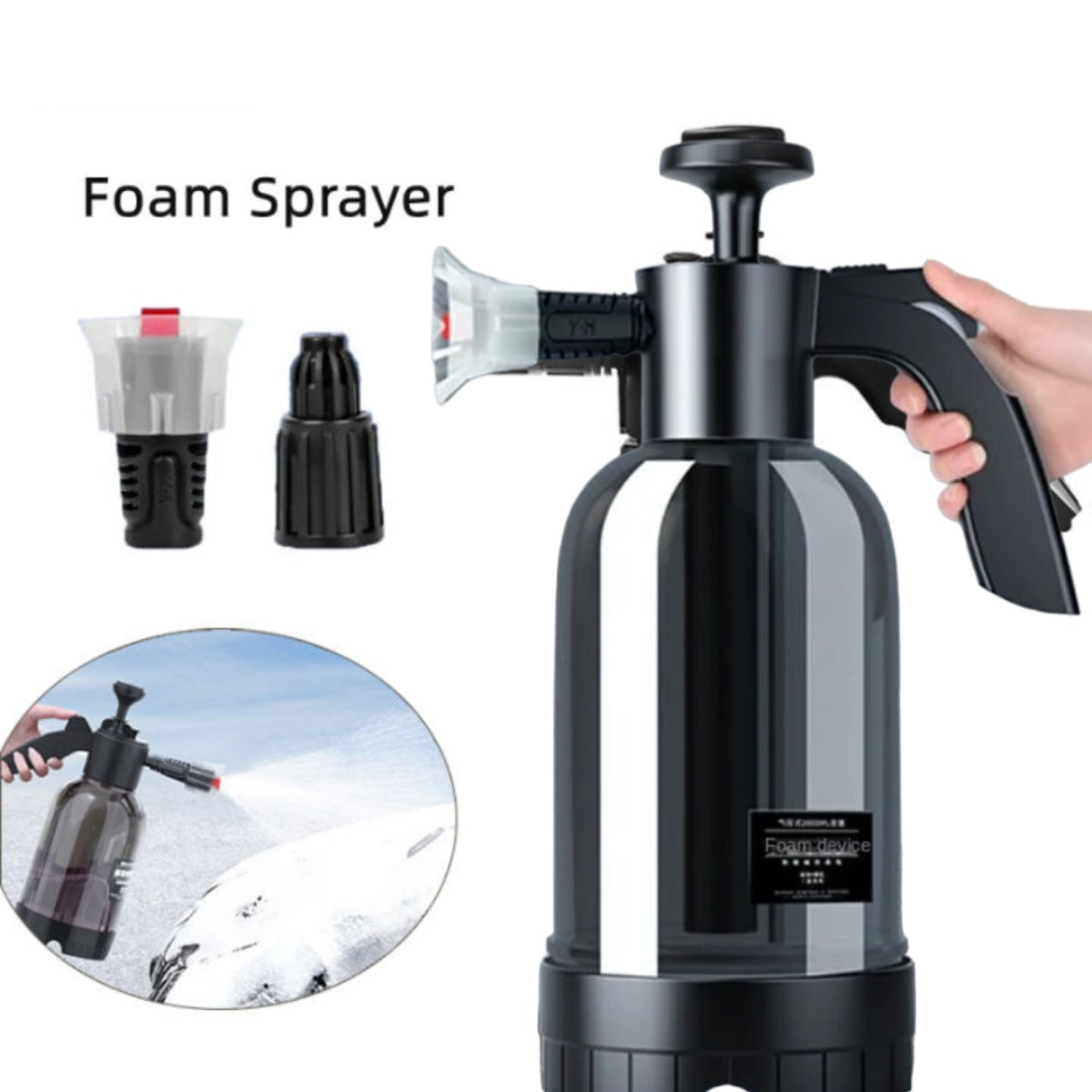 Portable Manual High Pressure Car Wash Foam Sprayer