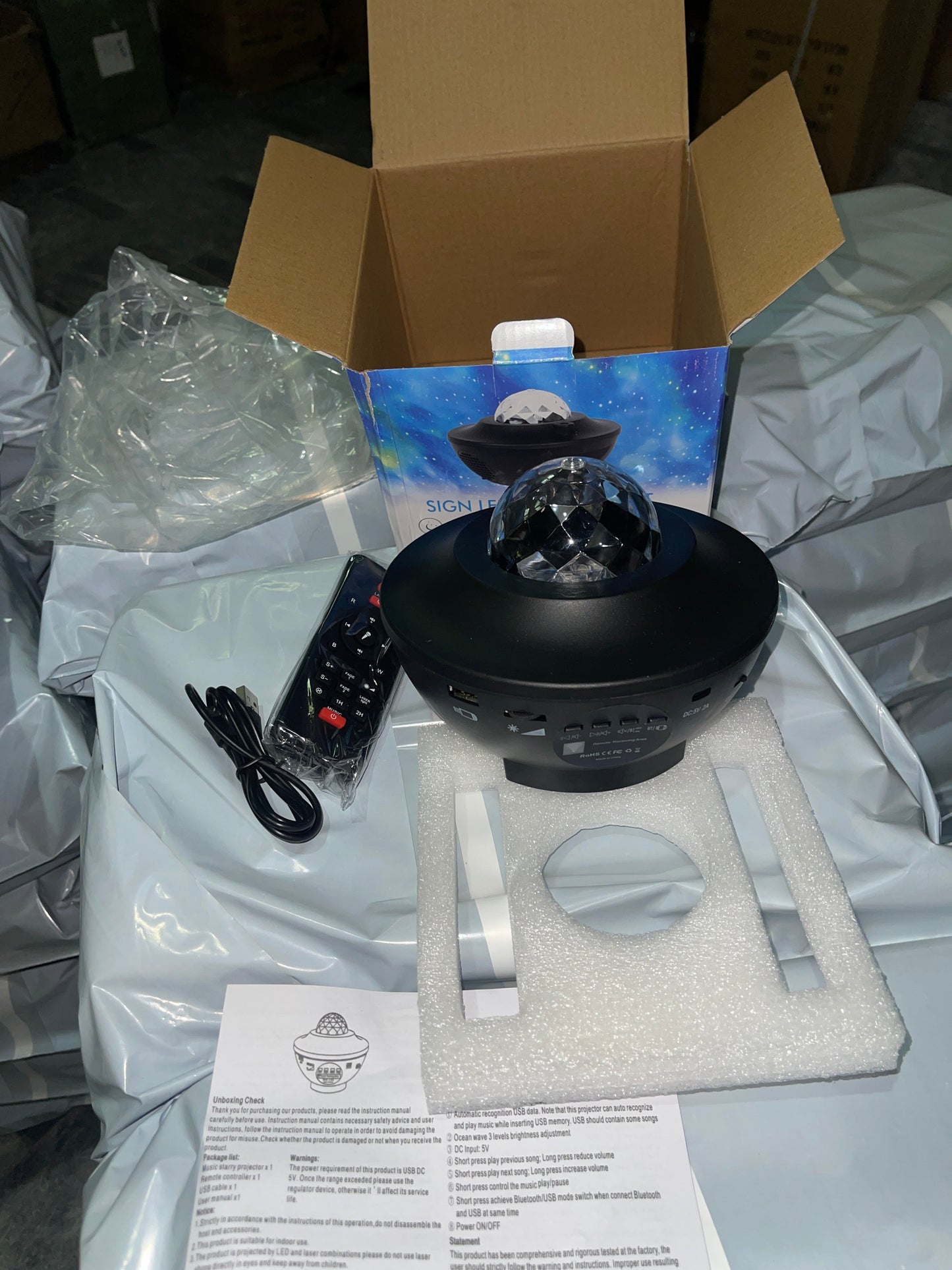 Galaxy Projector Night Lamp